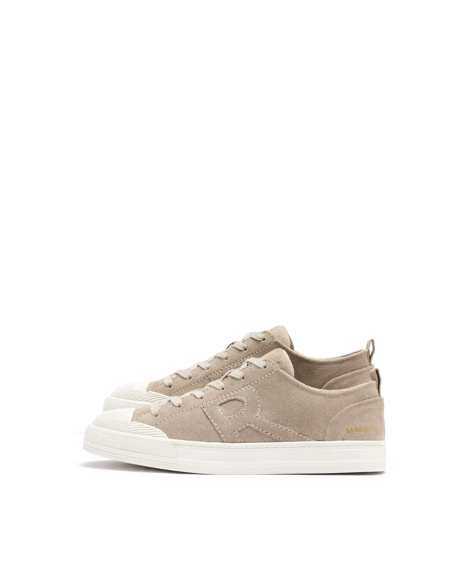 Rare Rabbit Mens Sauron Beige Round Toe Premium Suede Lace Up Low Top Sneaker Shoes - Image 6